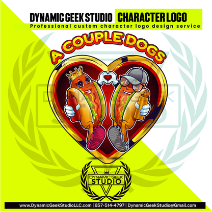 Dynamic Geek Studio Character logo