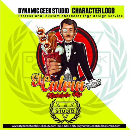 Dynamic Geek Studio Character logo