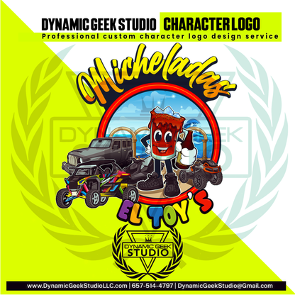 Dynamic Geek Studio Character logo