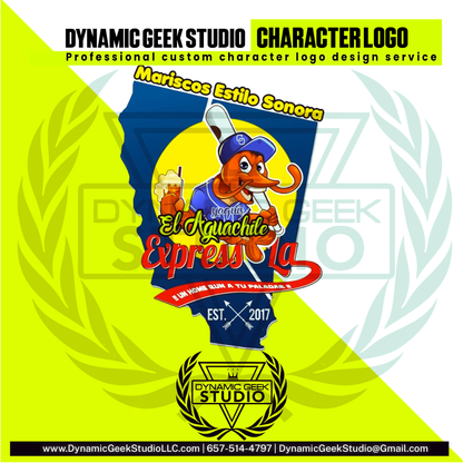 Dynamic Geek Studio Character logo