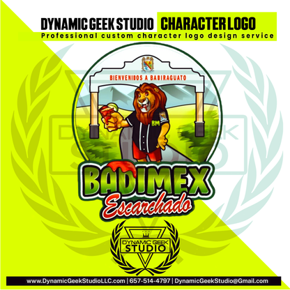 Dynamic Geek Studio Character logo