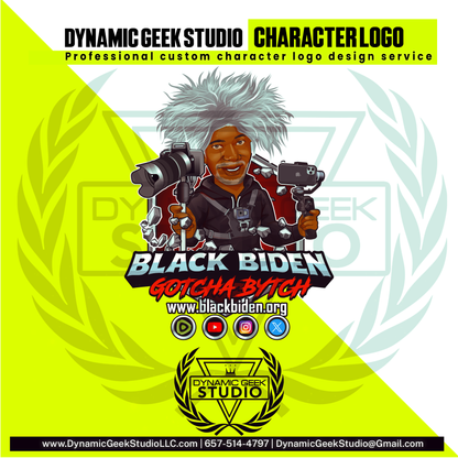 Dynamic Geek Studio Character logo