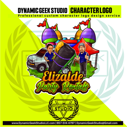 Dynamic Geek Studio Character logo