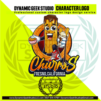 Dynamic Geek Studio Character logo