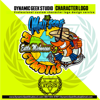 Dynamic Geek Studio Character logo