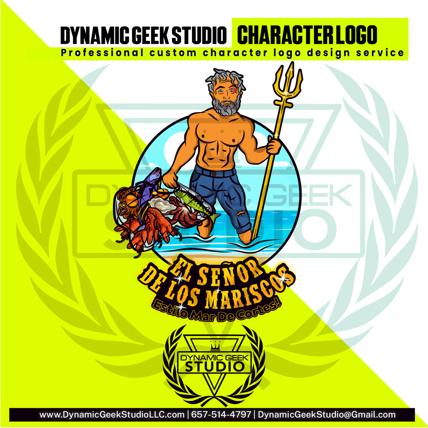 Dynamic Geek Studio Character logo
