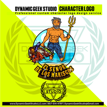 Dynamic Geek Studio Character logo