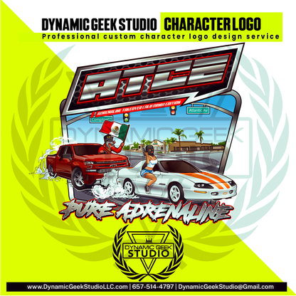Dynamic Geek Studio Character logo